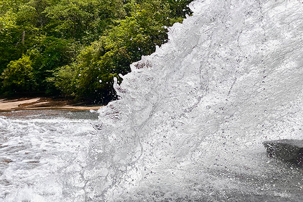 flowing water